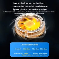 Ventilateur de refroidissement magnétique pour téléphone, refroidissement semi-conducteur, alliage d'aluminium, radiateur mobile pour jeux, refroidissement silencieux