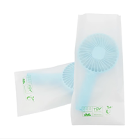 Factory Direct Flat Bags for Mini Fan Biodegradable Custom Logo Compostable Pouches Electronic Accessories Packaging