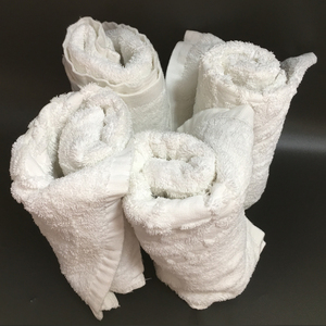 Recyclé Drap de Lit Blanc D'hôtel Essuyant des Chiffons Industriels Pour Le Nettoyage de <span class=keywords><strong>L</strong></span>'huile Ou de <span class=keywords><strong>L</strong></span>'eau - Product Image 3