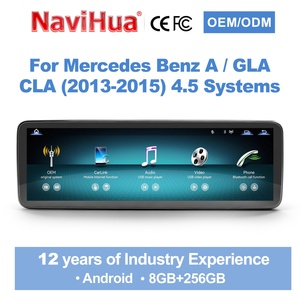 Navihua Android Car <b>DVD</b> Radio GPS Navigation 14.9" Touch Screen Car Radio Carplay Audio for Mercedes Benz a GLA CLA 2013-2018 - Product Image 1