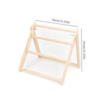 Présentoir pliable en bois pour bracelets et élastiques à cheveux, support détachable pour bracelets pour comptoir de magasin de détail
