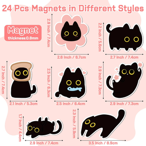 แม่เหล็กติดตู้เย็นลายการ์ตูนแบบไดคัท ดีไซน์น้ำหนักเบา เป็นมิตรกับสิ่งแวดล้อม สำหรับเด็ก - Product Image 5