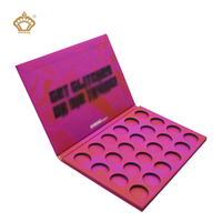 Palette d'ombres à paupières personnalisable en gros emballage vide de gaufrage magnétique matériaux recyclés pour poudre libre crème pour le visage