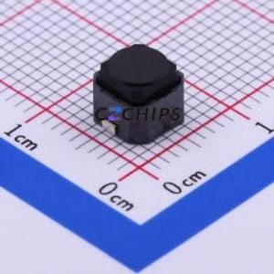 TS-1817A-5026 Tactile Switch SMD,6x6mm Switch Single Pole Single Throw Round Button 2.6N Vertical Mount - Product Image 1