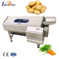 Machine à éplucher automatique, pomme de terre, légumes, ail, nettoyage, lavage