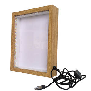 Nuovo arrivo 3D Light Up LED luci digitali scatola ombra cornici regali commemorativi cornice foto - Product Image 2