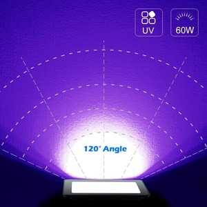 โคมไฟฟลัดไลท์ <span class=keywords><strong>LED</strong></span> 395Nm แสงยูวี500W 50W 100W 200W 300W 1000W โครงการตกแต่งโคมไฟกลางแจ้งกำลังแรงสูง - Product Image 4