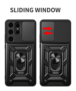 Funda Protectora Rígida con Soporte Magnético para Teléfono Móvil Xiaomi Mi 14 13 <span class=keywords><strong>Pro</strong></span> 13T <span class=keywords><strong>12T</strong></span> <span class=keywords><strong>Redmi</strong></span> 13C 12C 9A Note 13 12 12S 4G - Product Image 2