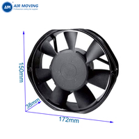 Ventilateur axial DC AM17238H12B 17238, ventilateur de refroidissement 172x150x38mm, haute vitesse 12V 24V 48V, faible bruit 4000RPM, 172mm, longue durée de vie