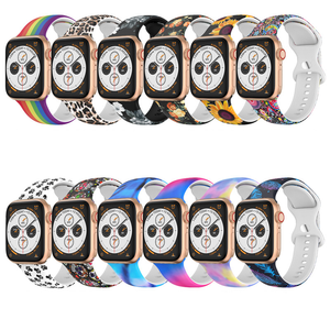 Impression caoutchouc femmes hommes mode <span class=keywords><strong>Bracelet</strong></span> <span class=keywords><strong>Bracelet</strong></span> en Silicone pour <span class=keywords><strong>Apple</strong></span> <span class=keywords><strong>Watch</strong></span> Band <span class=keywords><strong>8</strong></span> Ultra 49mm 40/41/44/45mm iwatch série 7 se 6 3 - Product Image 1