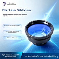 Lente de Campo para Máquina de Marcado Láser de Fibra de 1064nm, Lente de Escaneo F-Theta de Alta Precisión K9, 50W, Conector M85, China