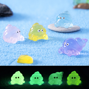 ของตกแต่งตู้ปลาเรซิ่นเรืองแสงในที่มืด รูปปูเสฉวน โอเชียนแจสเปอร์ สำหรับบำบัดรักษาและตกแต่งตู้ปลา ขนาดจิ๋ว สินค้าขายส่งมาแรงปี 2026 - Product Image 3