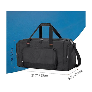 Chaussures Gym Duffel Bag 3 Diviseurs Réglables Sneak Sac de Voyage Bretelles Confort Transport Tendance pour Sports Business - Product Image 5