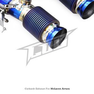 Échappement Catback en Titane Sur Mesure pour McLaren Artura Spider 3.0T 2023-2025 avec Contrôle de Soupape OEM, Son Agressif, Installation Bolt-On - Product Image 4