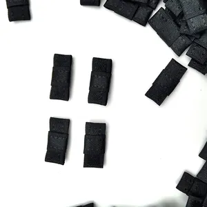 도매 고품질 6mm 의류 장식 Gros 곡물 블랙 짠 리본