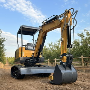 Mini-excavatrice sur chenilles de 0,8 tonne, pelle de 800 kg avec moteur KOOP/CHANGCHAI, attache rapide, utilisation agricole - Product Image 4