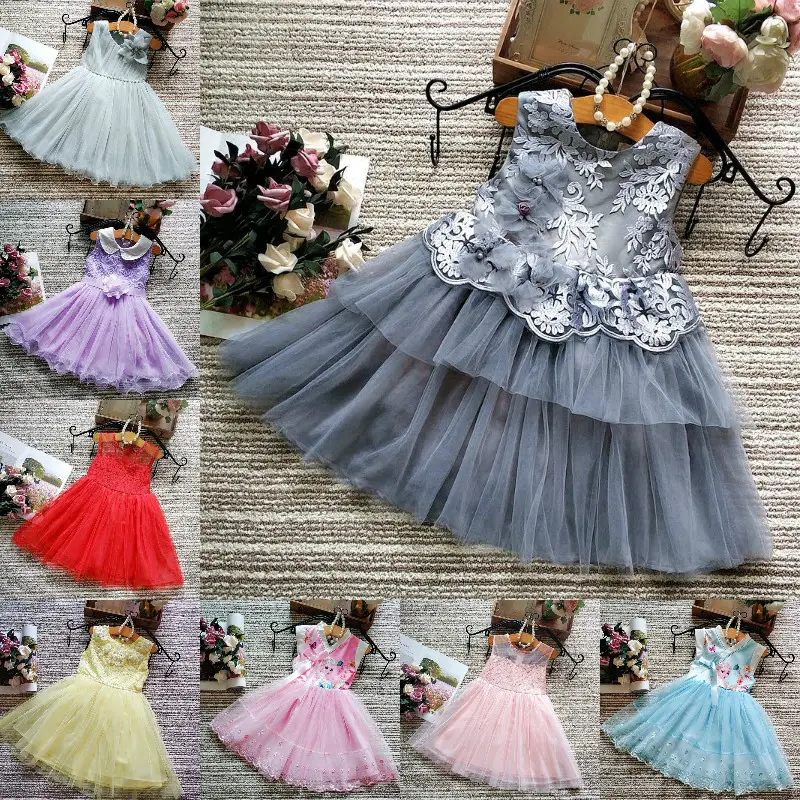 Girls summer dress 2023 new children's little girl princess skirt fairy style westernized skirt