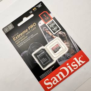 การ์ดหน่วยความจำพลาสติกความเร็วสูง Extreme Pro ของแท้ใหม่เอี่ยม ขนาด 16GB-256GB พร้อมอะแดปเตอร์ - Product Image 1