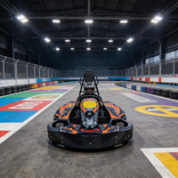 Kart électrique pour adultes, grande capacité de charge, supporte des conducteurs de grande taille jusqu'à 150 kg