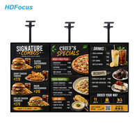 43 49 55 65 İnç 4K UHD Dijital Menü Panosu Android WiFi Akıllı Reklam Tabelası, Restoran ve Mağaza için Bulut CMS'li Ekran