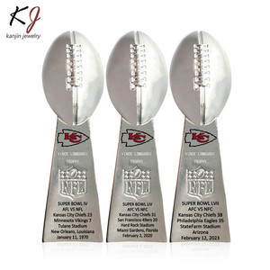 Trofeo de Recuerdo de Aleación de Aluminio de 22 cm del <span class=keywords><strong>Super</strong></span> <span class=keywords><strong>Bowl</strong></span> de los Kansas City Chiefs de la <span class=keywords><strong>NFL</strong></span> - Product Image 5