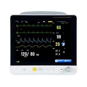 12 Inch Multiparameter EtCO2 Capnograph <strong>Vital</strong> <strong>Signs</strong> Monitor Surgery Anesthesia Patient Monitor Veterinary - Product Image 1