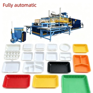 Machine de thermoformage entièrement automatique pour la fabrication de barquettes à œufs, boîtes alimentaires et assiettes jetables en mousse PS - Product Image 1