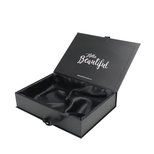Cajas de Embalaje para Pelucas de Cartón Duro con Logotipo Personalizado, Caja de Regalo de Papel Rígido Magnético Reciclable, Caja de Embalaje para Extensiones de Cabello - Product Image 1
