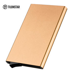 TILONSTAR TWM110, tarjetero de regalo de bolsillo ultrafino de aluminio a la moda, tarjetero emergente con bloqueo RFID - Product Image 2