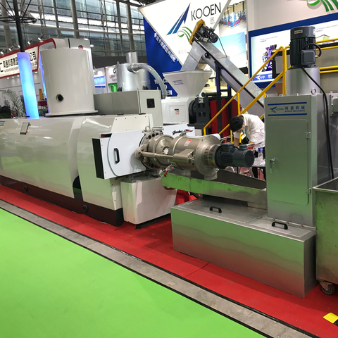 Attractive Reasonable Price PE PP PET Plastic Pellet Making Machine KOOEN Pelletizer Machine for Plastic Pellets