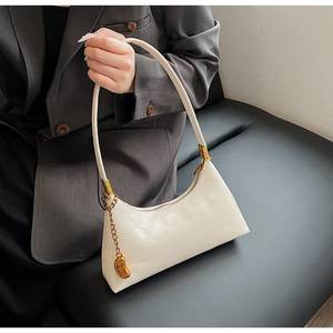 Venta al por mayor francés Retro moda axila bolso mujer estilo coreano nuevo nicho diseño textura única señoras bolso de hombro - Product Image 5