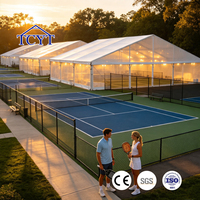 Carpa Deportiva para Pickleball, Venta Directa de Fábrica - Tamaños Personalizables, Resistente al Viento y al Agua para Uso en Interiores/Exteriores