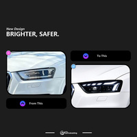 Feux de voiture pour Audi Q3 2013-2015, phares LED à signal dynamique, feux de jour DRL, projecteur de phare avant, accessoires automobiles