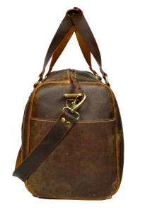 Bolsa de lona de viaje de oficina Vintage hecha a mano de cuero genuino, mochilas de cuero ligeras, bolsa de equipaje, bolsa de lona de cuero para mujer - Product Image 2