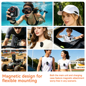 Caméra Sportive Mini WiFi T3PRO 4K Étanche Grand Angle CMOS 1080P pour Enregistrement, Vente en Gros à Prix Abordable - Product Image 4