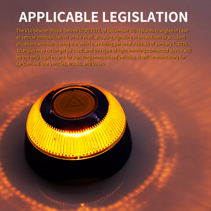 <span class=keywords><strong>Flash</strong></span> LED SOS khẩn cấp ánh sáng V16 kết nối với trường hợp + USB có thể sạc lại cho V16 tín hiệu - Product Image 4