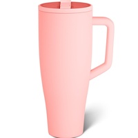 Tasse isotherme originale en acier inoxydable sans BPA, 100 % étanche, avec poignée, 40 oz, personnalisable avec logo – Meilleure vente