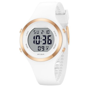 Orologio Digitale Cronografo Sportivo da <span class=keywords><strong>Donna</strong></span>, Impermeabile 5 ATM, Cassa in Acrilico 37MM, Cinturino in Silicone, Elegante e Sportivo con Data - Product Image 6