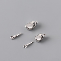 En gros Fermoir lingot en argent sterling S925, accessoires de bijouterie pour colliers et bracelets DIY
