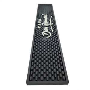 Personalized Silicone PVC Bar Runner Rubber Pub Mat <b>Beer</b> Spill Pad Rail Mat Drip Tray Non Slip Counter Mat <b>Coaster</b> Placemat Pad - Product Image 2