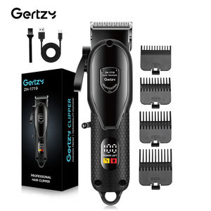 เครื่องตัดผมชายแบบมืออาชีพ ใบมีดสแตนเลส แบตเตอรี่ Li-Ion ใช้ในบ้าน/โรงแรม ภาษาอังกฤษ - Product Image 1