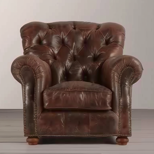 Phổ biến đồ nội thất trong nhà phổ biến ghế văn phòng Churchill da ngồi có thể ngả nailheads - Product Image 1