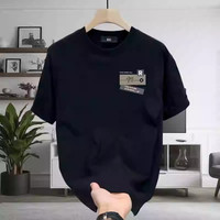T-shirt décontracté pour homme tendance 2026, impression de haute qualité, coton pur, doux pour la peau, confortable