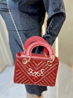 Pochette de Soirée Scintillante pour Femme avec Strass, Sac à Bandoulière Chaîne, Sac à Main Perlé en Cristal, Sac de Mariage/Fête, Sac en Cuir PU à Double Poignée