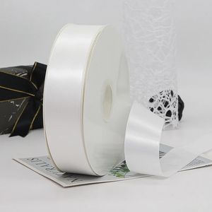 4*1/2 بوصة ياردات بوليستر ساتان وجه واحد صقيل شريط ساتان لف هدية لبائع الزهور - Product Image 4