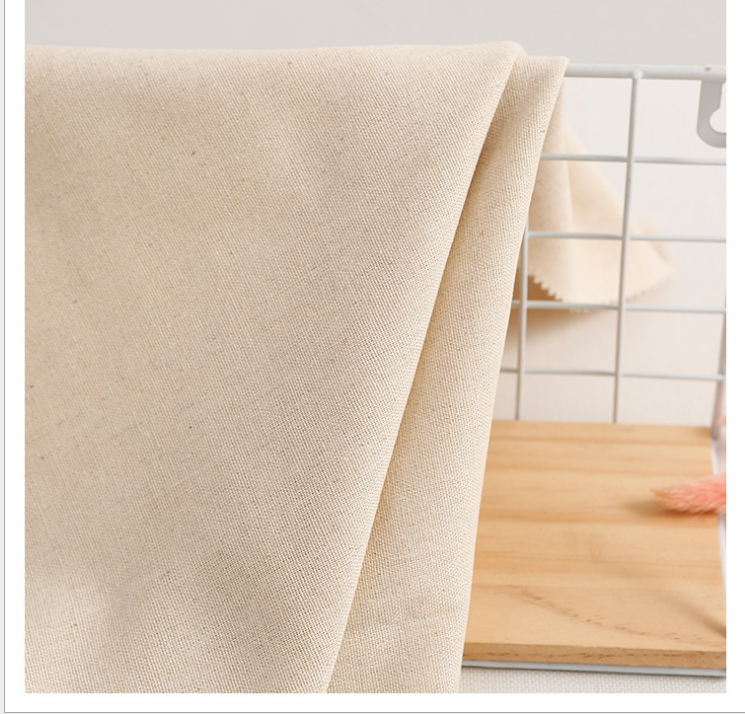 Organic Linen Cotton Viscose Blended Organza Fabric Wrinkle-Resistant Breathable Plain Dyed Dresses 172gsm Spring Summer