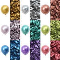 12 pouces Métal Perle Latex Ballons Chrome Métallique Ballons Hélium Globos De Mariage Fête D'anniversaire Décoration Fournitures