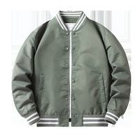 Veste d'uniforme de baseball à insertion de couleur pour hommes et femmes Veste de travail à la mode Ins élégante pour le style pilote américain du printemps et de l'automne
