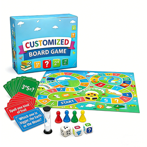 Juego de Mesa OEM con Acabado Premium, Impermeable, Impresión Personalizada, Juego de Tarjetas Educativas para la Escuela, Juego de Mesa Personalizado de Fábrica - Product Image 5