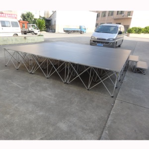 Escenario portátil modular de aluminio de 1x1m para eventos - Product Image 3